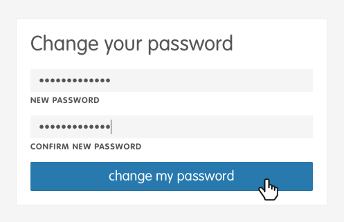 Account access 6 change password