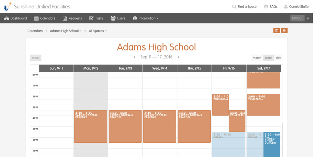 Calendars 3 week