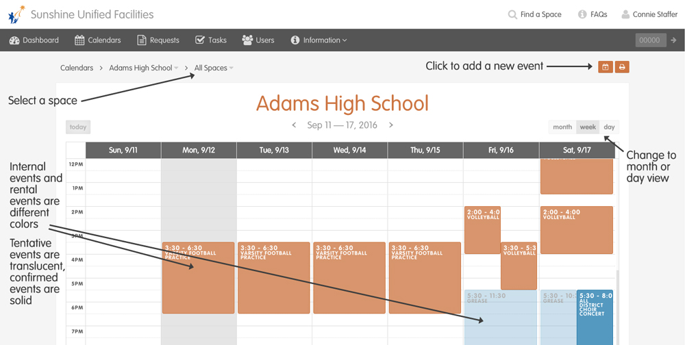 Calendars 4 week annotated